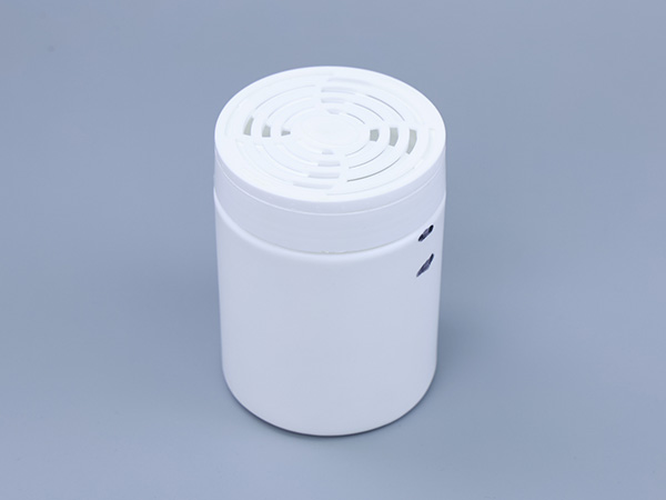 White Air Freshener Container with Side Vents