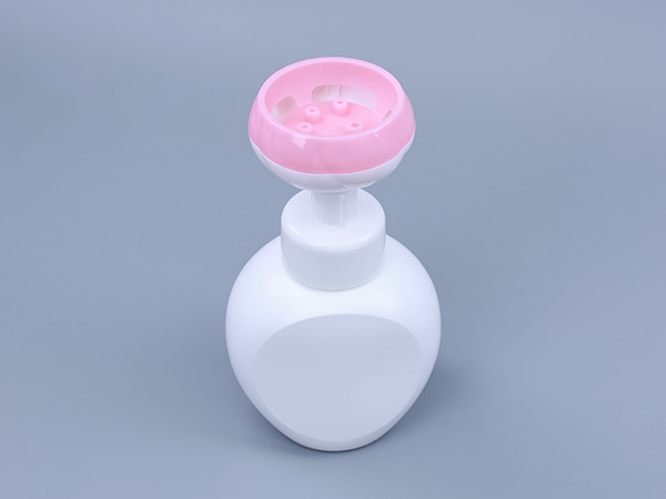 Pink Flower Stamp Foaming Soap Dispenser